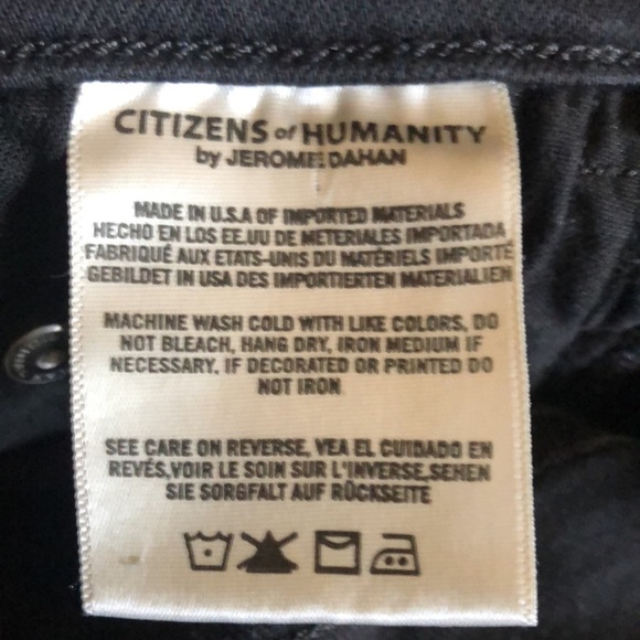 COH The Rocket High Rise Skinny Jeans Size 24 Premium Black Denim - Picture 3 of 15